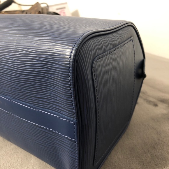 Louis Vuitton Speedy 30 Epi Azur Canvas - Picture 3 of 16